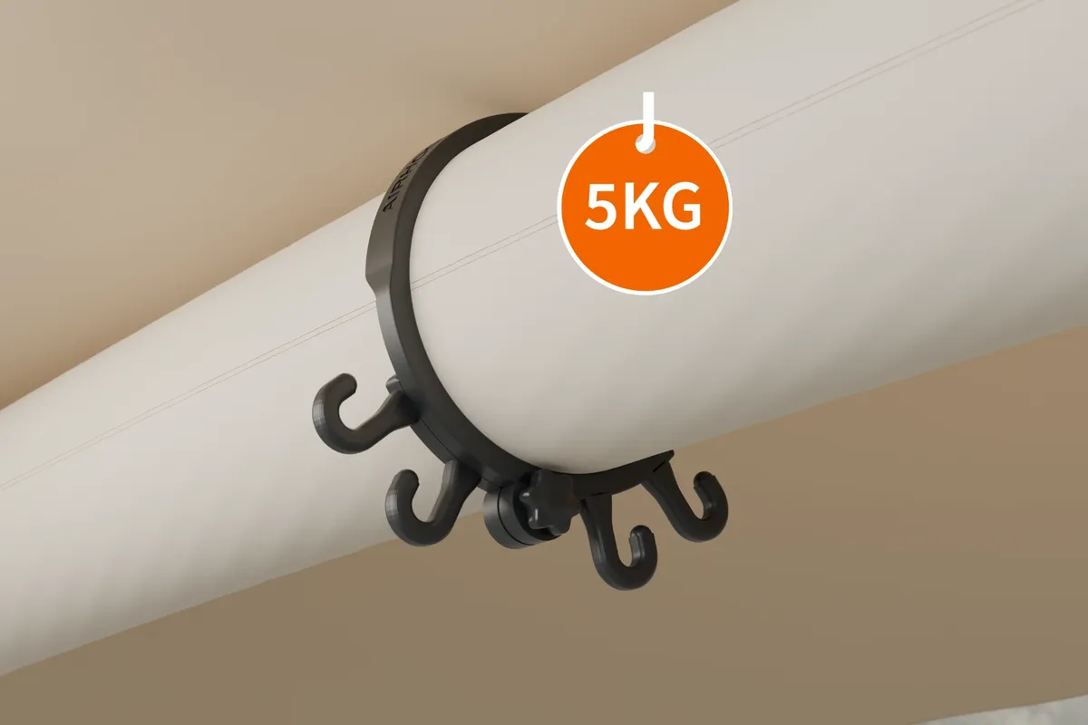 Airhooks om een airtube: houdt 5 kg